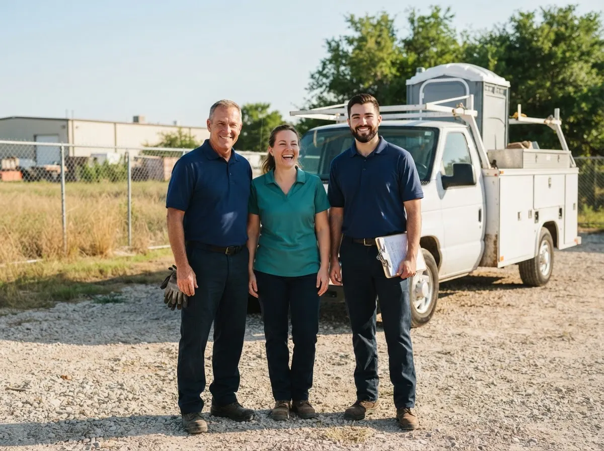 The AsterLoo Portable Toilets team — portable toilet rentals in Pflugerville, TX